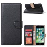 variatie Fonu Booklet Cover iPhone 8 – 7 – SE (2022 / 2020) – Zwart