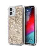 variatie Guess 4G Water met Glitters Telefooncover iPhone 12 Mini – Goud