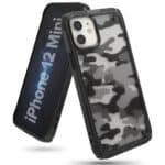 Ringke Fusion X Design Backcase iPhone 12 Mini – Zwart Camo Main Image