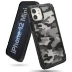 Ringke Fusion X Design Backcase iPhone 12 Mini - Zwart Camo cross-sell thumbnail