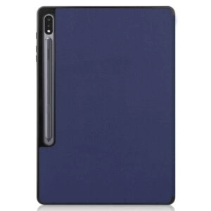 FONU Tri-Fold SmartCase Hoes Samsung Galaxy Tab S7 PLUS (2020) 12.4 inch - (T970 T975) - Donkerblauw 3