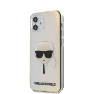 KARL LAGERFELD Iridescent Boss Backcover Hoesje iPhone 12 Mini 2