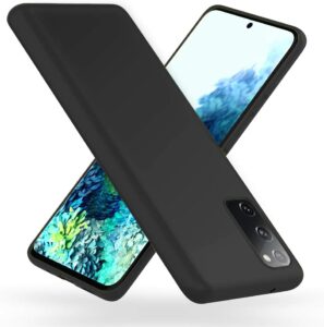 Fonu Siliconen Achterkantje Samsung S20 FE – Zwart