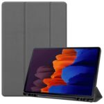 variatie Tri-Fold SmartCase Hoes Samsung Tab S8 – Tab S7 – Grijs