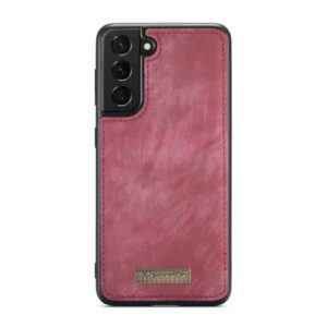 CaseMe Vintage Wallet Hoesje Samsung Galaxy S21 Plus - Rood 2