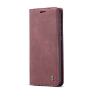 CaseMe Retro Bookcase Hoesje Samsung Galaxy S21 Ultra - Paars 2