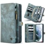 variatie Caseme vintage Wallet Hoesje Samsung S21 Ultra – Blauw