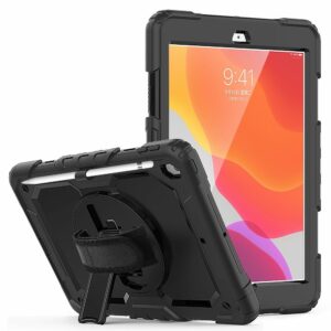 Extreme Protection 360 Back Cover Tablethoes iPad 9 – 8 – 7 – 10.2 inch – Zwart