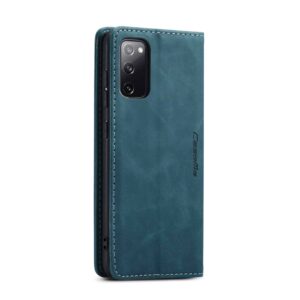 CaseMe Retro Bookcase Hoesje Samsung Galaxy S20 FE (Fan Edition) - Blauw 3