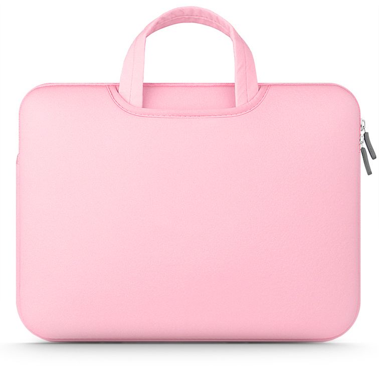 tornado Fantastisch bereik Fonu Laptop Airbag Tas tot 13 inch - Roze