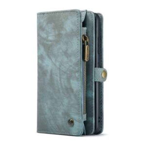 CaseMe Vintage Wallet Hoesje Samsung Galaxy S21 Ultra - Blauw 2