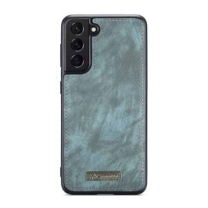 CaseMe Vintage Wallet Hoesje Samsung Galaxy S21 Plus - Blauw 2