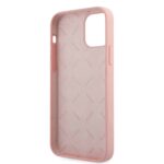 GUESS Silicone Vintage Backcover Hoesje iPhone 12 Pro Max - Roze 5