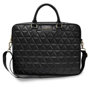 GUESS Quilted Bag Geschikt voor Notebook 15 - Zwart v2