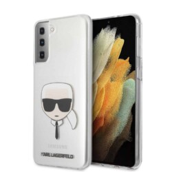 Karl Lagerfeld Backcase Samsung Galaxy S21 Plus - Transparant