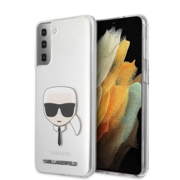 KARL LAGERFELD Backcover Hoesje Samsung Galaxy S21 - Transparant 1