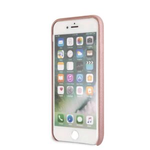 GUESS Strap Backcover Hoesje iPhone 8 7 SE (2020) - Roségoud v5