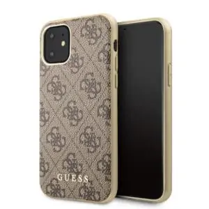 Guess Logo Telefooncover iPhone 11 – Bruin