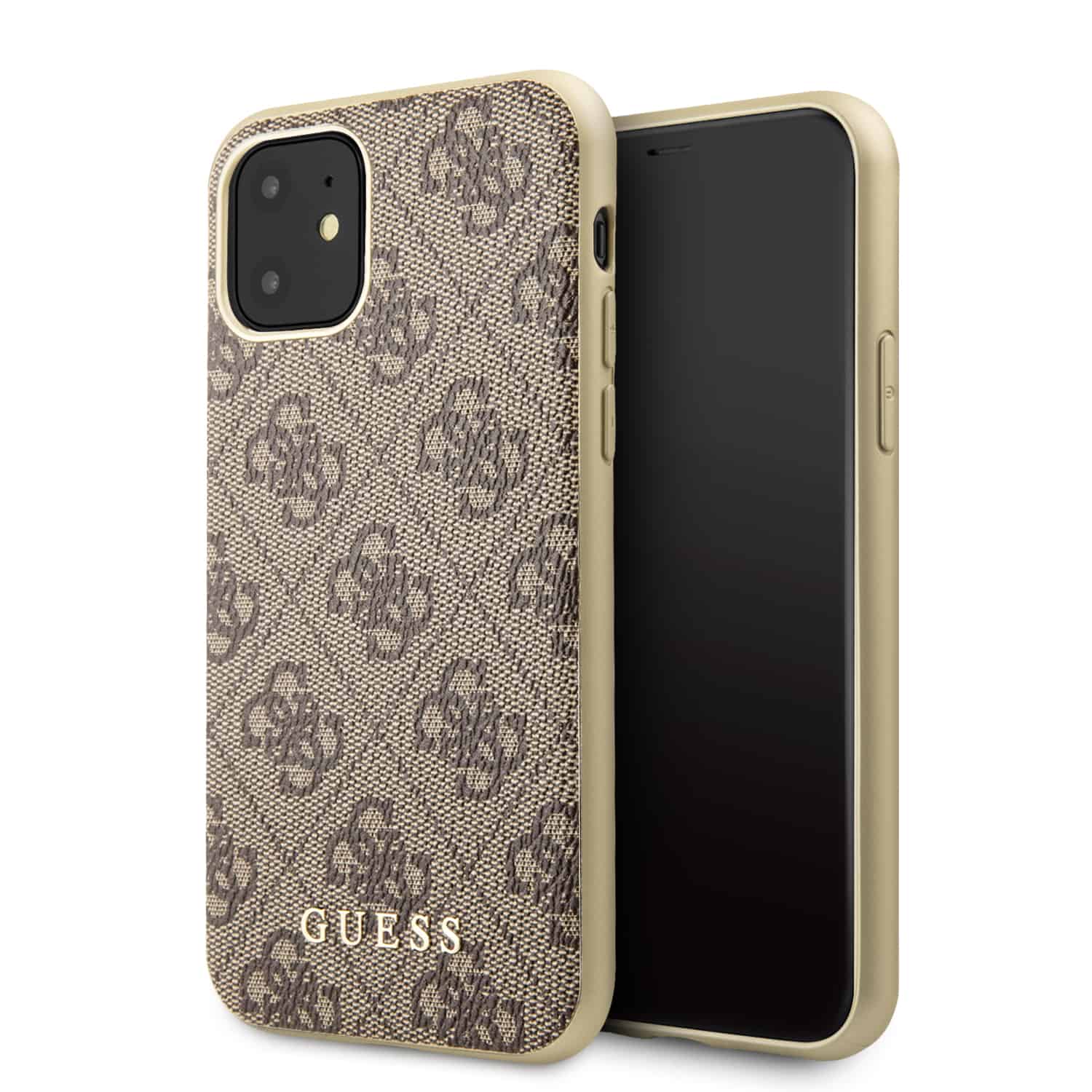 Guess Logo Telefooncover iPhone 11 - Bruin