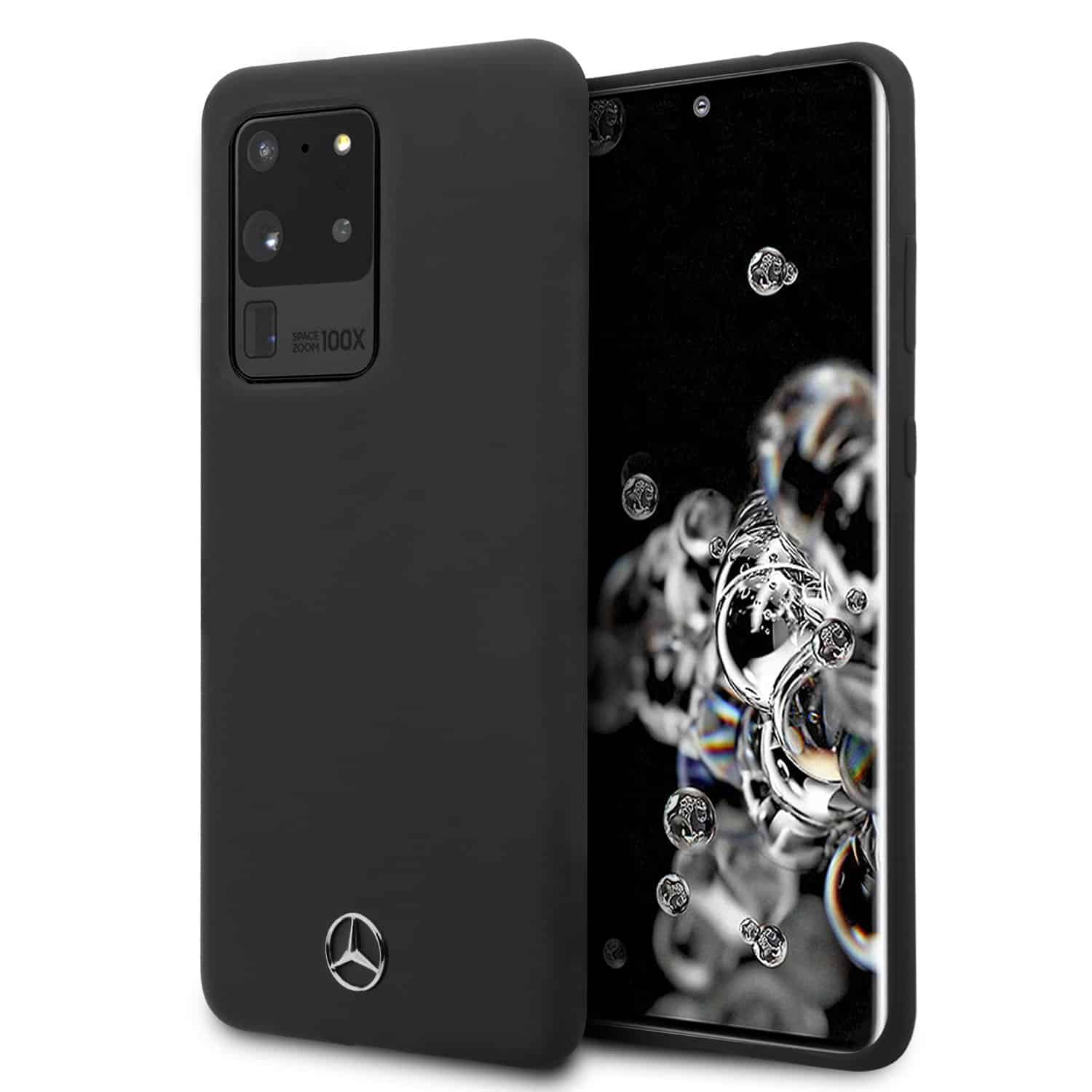 Mercedes-Benz Siliconen Telefooncase Samsung Galaxy S20 Ultra - Zwart