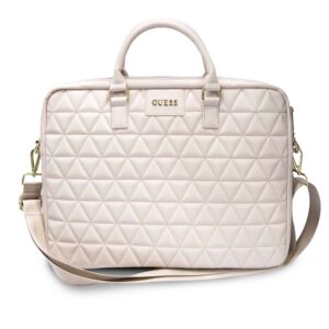 GUESS Quilted Bag Geschikt voor Notebook 15 - Roze v2