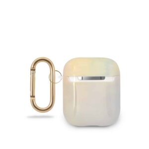 GUESS AirPods 1 & 2 Hoesje - Tie & Dye Collection - Roze v2