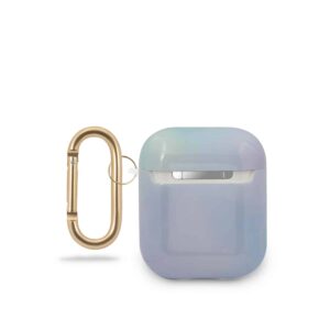 GUESS AirPods 1 & 2 Hoesje - Tie & Dye Collection - Blauw v2