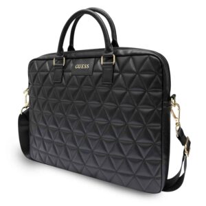 GUESS Quilted Bag Geschikt voor Notebook 15 - Zwart v1