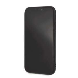 BMW Perforated Leather Backcover Hoesje iPhone XR - Zwart 5
