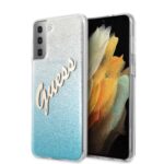 variatie Guess Glitter vintage Back Cover Samsung S21 Plus – Blauw
