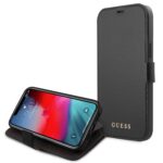 variatie Guess Iridescent Bookcover iPhone 12 Pro en 12 – Zwart