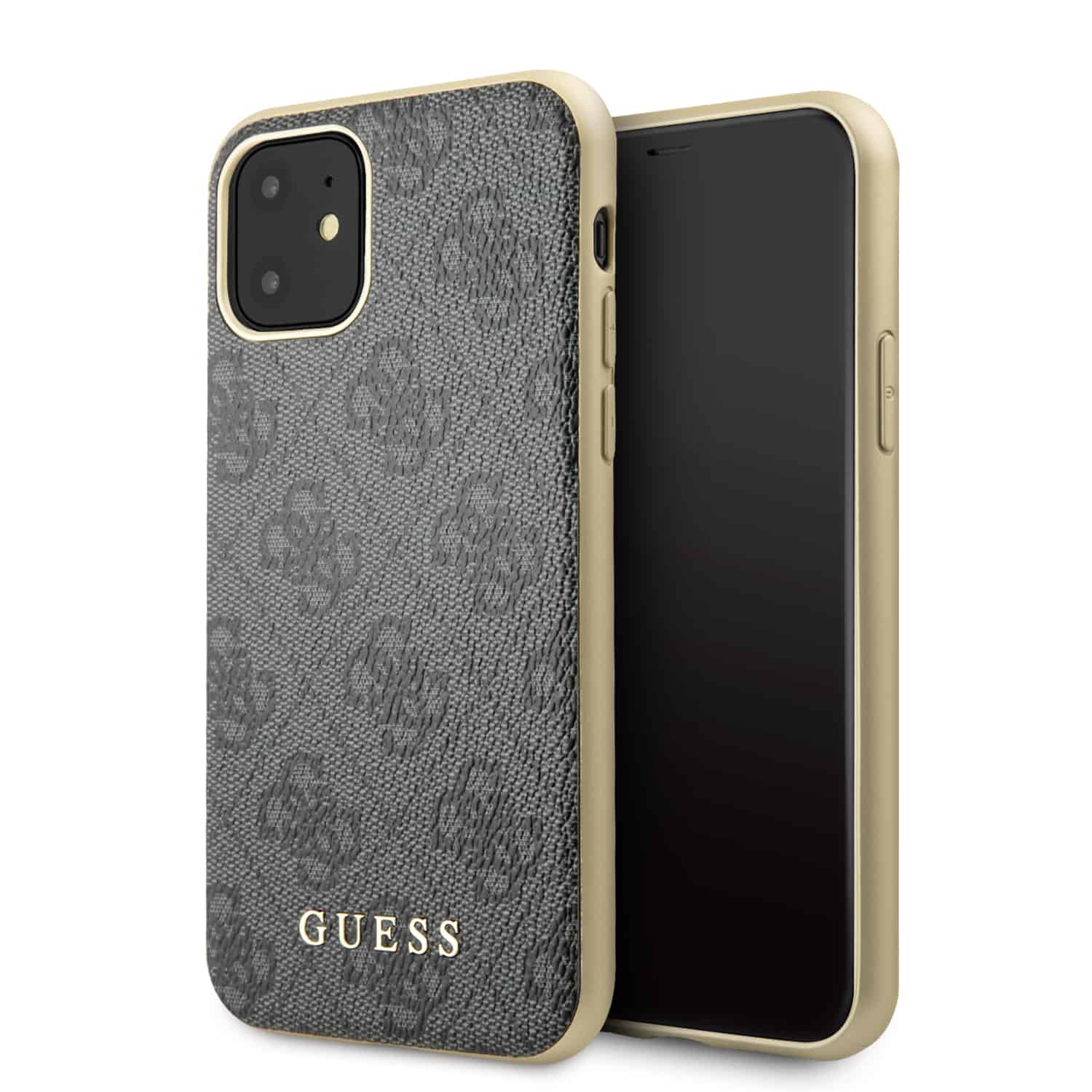 Guess Logo Backcover Smartphonehoesje iPhone 11 - Grijs
