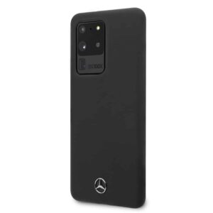 Mercedes-Benz Siliconen Backcover Hoesje Samsung Galaxy S20 Ultra - Zwart 2