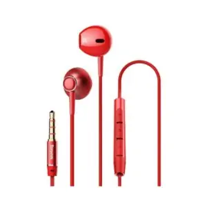 Baseus Encok H06 Oordopjes - 3,5mm Aux-Plug - Rood 1