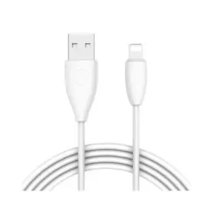 Baseus USB naar Lightning Telefoon Oplaadkabel 2A – 120 CM – Wit