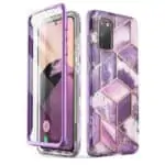 variatie Cosmo 360 Achterkant Hoesje met Screen Protector Samsung S20 FE Ameth Purple
