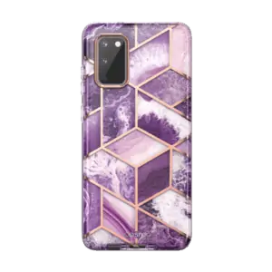 COSMO 360° Backcover Hoesje Met Screen Protector Samsung S20 FE (Fan Edition) - Ameth Purple 2