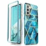 variatie Cosmo Backcover Smartphonehoesje Samsung S21 – Marble Ocean