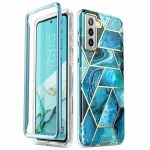 COSMO Backcover Smartphonehoesje Samsung S21 - Marble Oceann