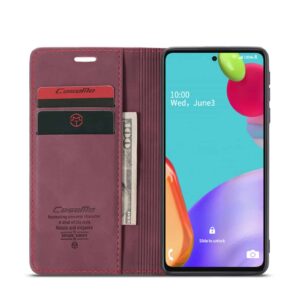 CaseMe Retro Bookcase Hoesje Samsung Galaxy A52 A72 - Paars 3