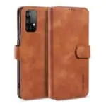 variatie Dg.ming Bookcase Hoesje Samsung Galaxy A52s – A52 – Brown