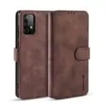 variatie Dg.ming Bookcase Hoesje Samsung Galaxy A52s – A52 – Dark Brown