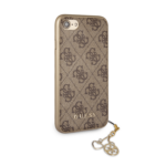 GUESS 4G Charms Backcover iPhone SE (2020) 8 7 - Bruin 6