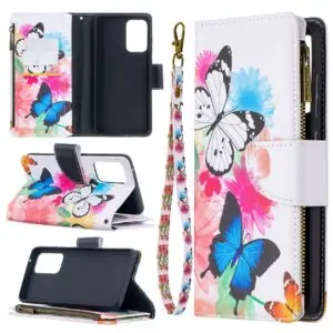 Portemonnee Case Samsung Galaxy A52s – A52 – Vlinder