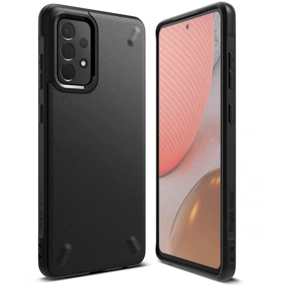 Ringke Onyx Achterkant Hoesje Samsung A72 - Zwart