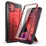 variatie Supcase 360 Back Case met Screen Protector iPhone 11 – Rood