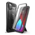 variatie Supcase 360 Back Case met Screen Protector iPhone 12 Pro Max – Zwart