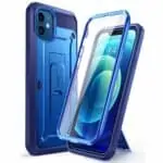 variatie Supcase 360 Hoesje met Screenprotector iPhone 12 Pro – 12 – Kobaltblauw