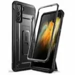 variatie Supcase Achterkant Hoesje Samsung S21 Plus – Zwart