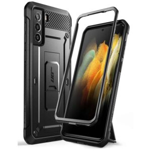 Supcase Achterkant Hoesje Samsung S21 Plus – Zwart